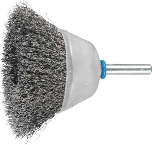PFERD MOUNTED WHEEL BRUSH CRIMPED S/STEEL 50X10X6MM TBU 0.30 SG POS